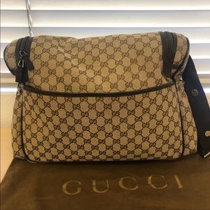 Authentic Gucci diaper bag.